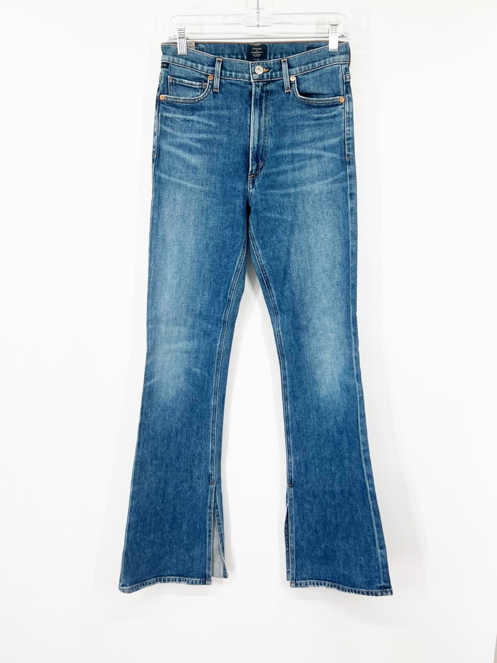 Citizens of Humanity COH Georgia High Rise Bootcut Jeans Ankle Slits